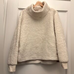 Calvin Klein fluffy soft cream sweatshirt